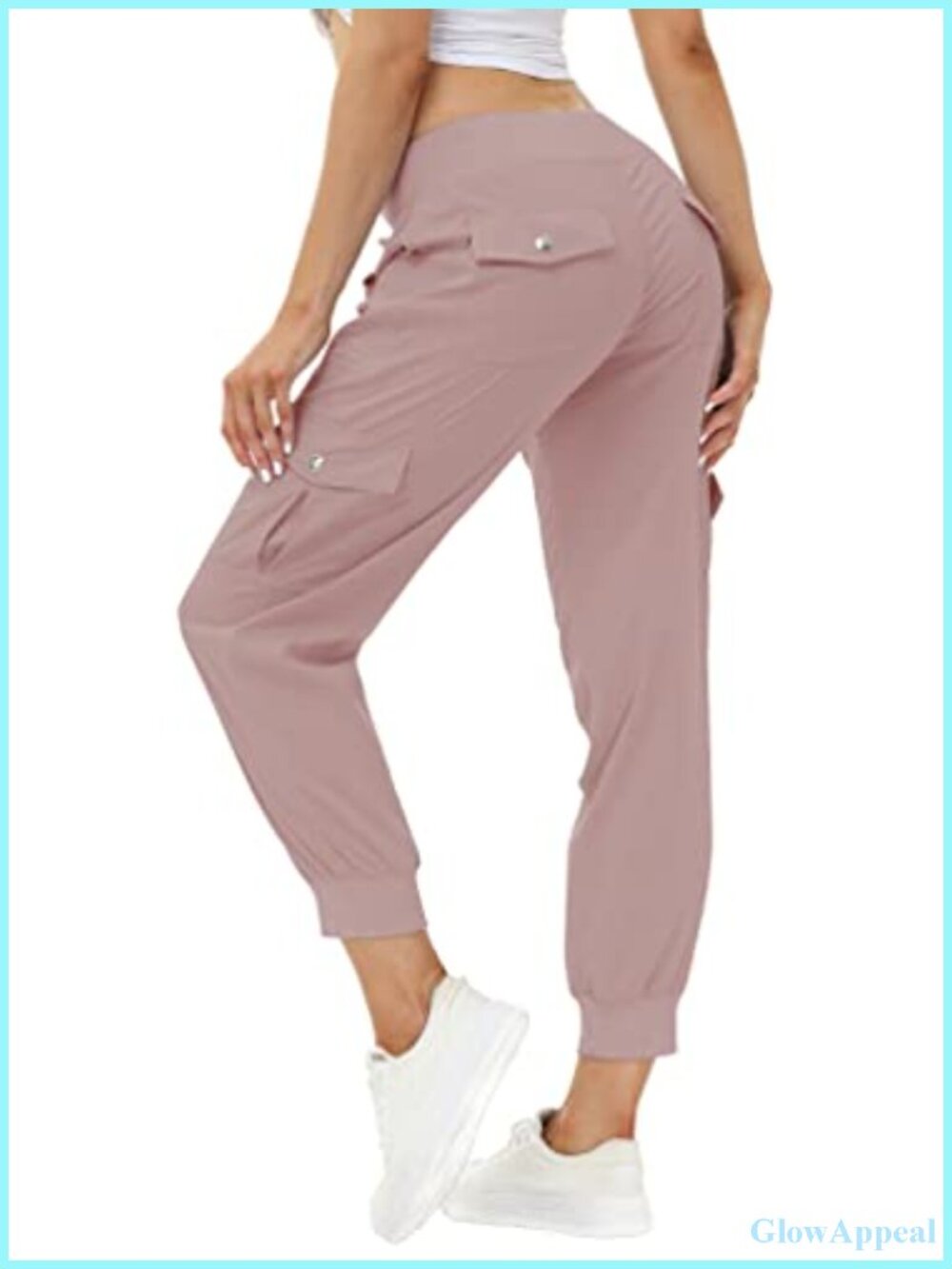 Women's Lightweight Hiking Cargo Pants Quick Dry Joggers with Pockets